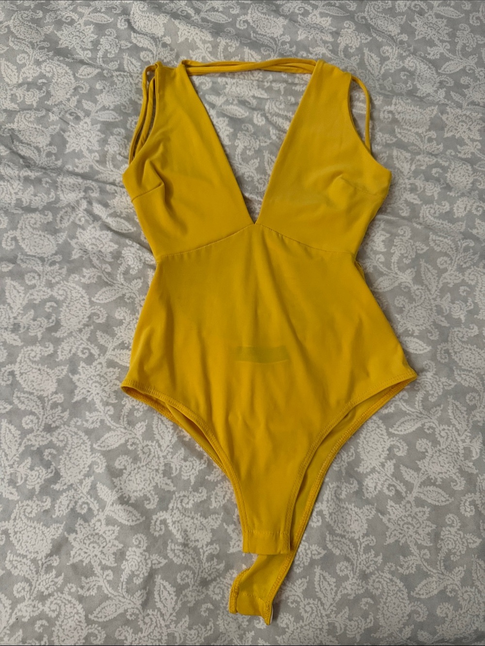 Blue Blush Mustard Yellow Girls' One-Piece Bodysuit